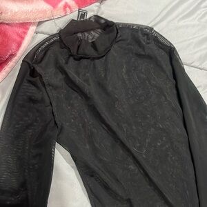 Never worn mesh see thru bodysuit